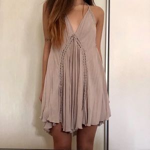 Free People Gray Mini Dress in XS